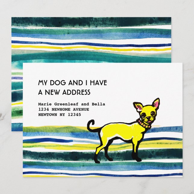 Carte d'annonce à plat (Devant / Derrière)