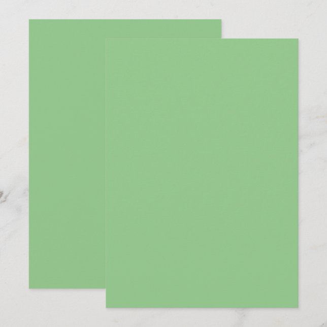 Carte d'annonce de couleur unie plate (Devant / Derrière)