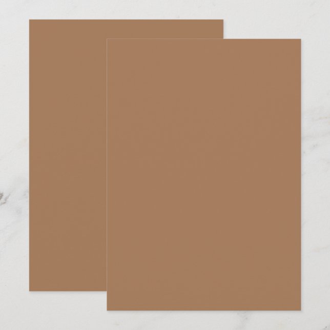 Carte d'annonce de couleur unie plate (Devant / Derrière)