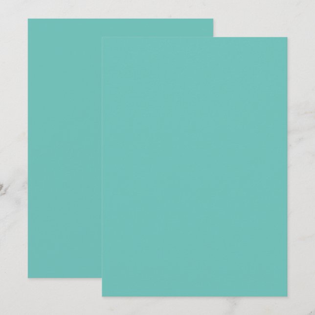Carte d'annonce de couleur unie plate (Devant / Derrière)