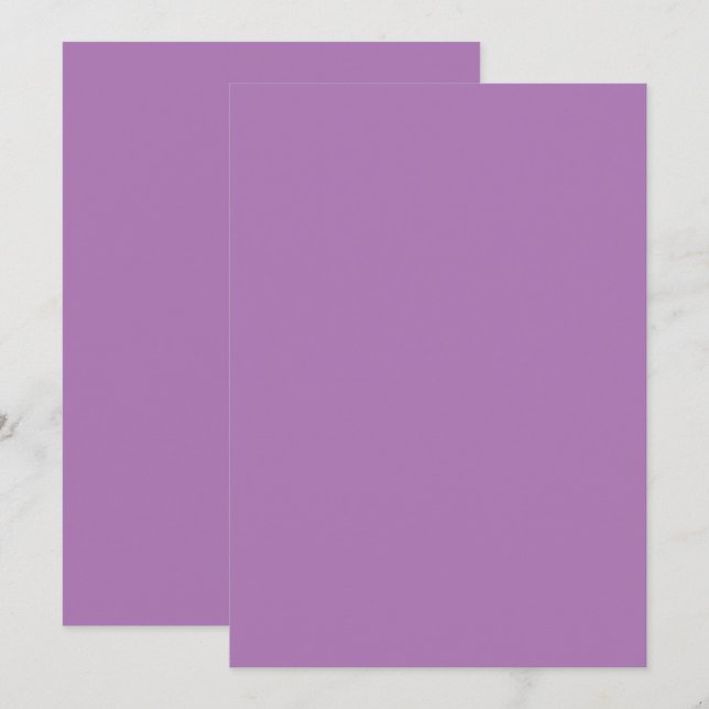 Carte d'annonce de couleur unie plate (Devant / Derrière)