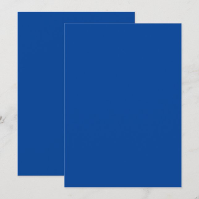 Carte d'annonce de couleur unie plate (Devant / Derrière)