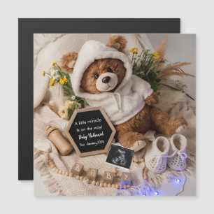 Carte d'annonce de grossesse Ours en Attente Teddy