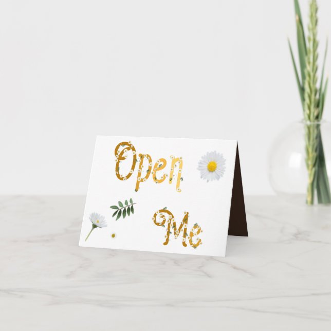 Carte d'annonce de grossesse pour tante (Devant)