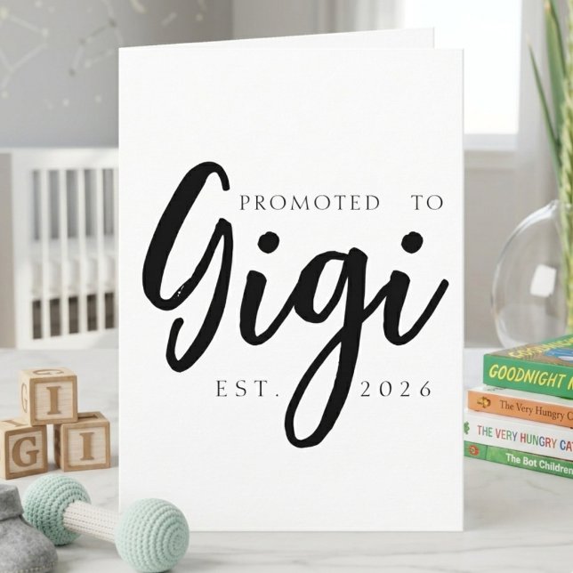 Carte d'annonce de l'année de Gigi EST promue (Créateur téléchargé)