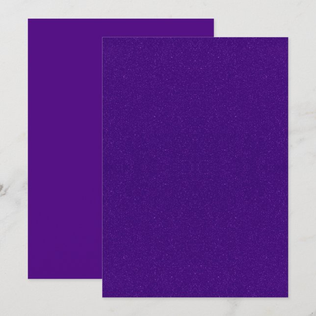 Carte d'annonce de l'appartement de bruit violet – (Devant / Derrière)