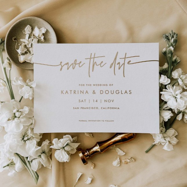 Carte d'annonce de mariage à date à retenir en feu (Créateur téléchargé)