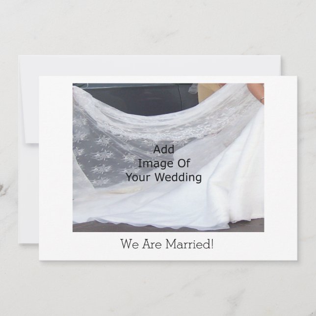 Carte d'annonce de mariage simple avec verres à ch (Devant)