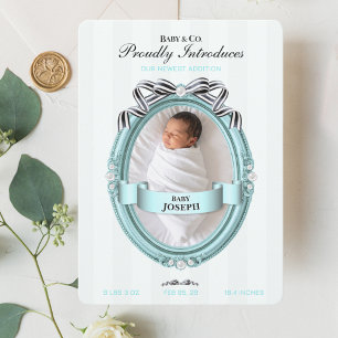 Carte d'annonce de naissance Baby & Co