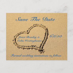 Carte d'annonce de sauvegarde de date de mariage S