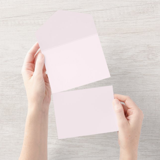 Carte d'annonce d'invitations de couleur unie (Déchirure)