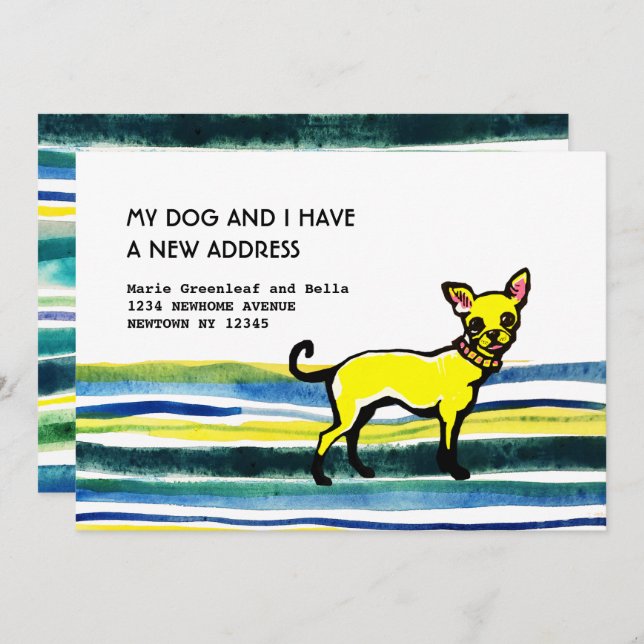 Carte d'annonce plate (Devant / Derrière)