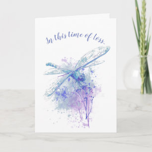 Carte Dans ce temps de perte, Écriture Confort