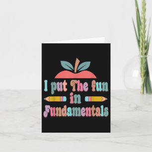 Carte Dans Fondamentaux - Journee des enseignants amusan