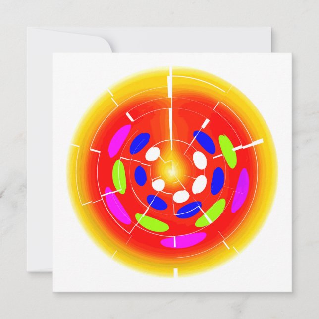 Carte Dans la chaleur de l'art solaire (Devant)