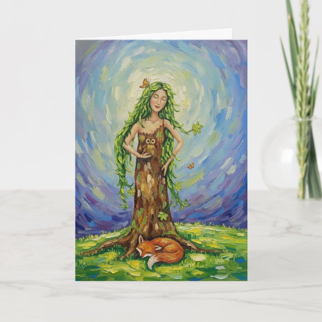 CARTE DANS LA FORÊT  (Devant)