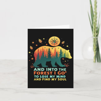 Carte Dans La Forêt, Je Vais Perdre Mon Esprit Et Trouve