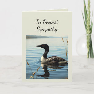 Carte Dans la plus profonde sympathie Art de la nature d