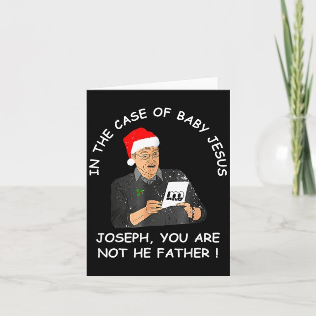 Carte Dans Le Cas De Jésus Enfant Joseph Vous N'êtes Pas (Devant)