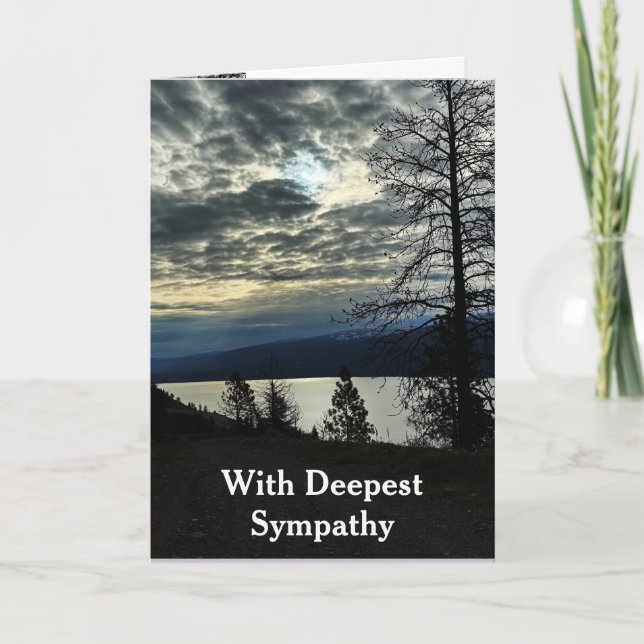 Carte Dans le ciel de Sympathy le plus profond Nuds Lake (Devant)