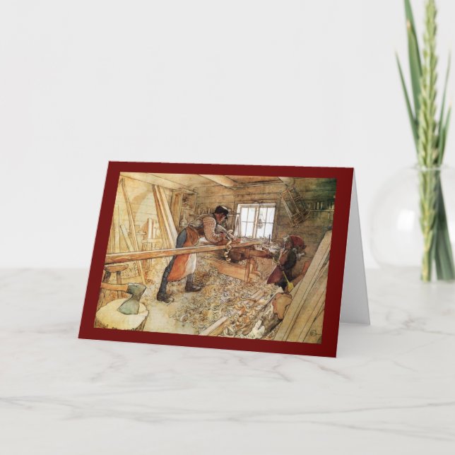 Carte Dans le magasin de charpentier (Devant)