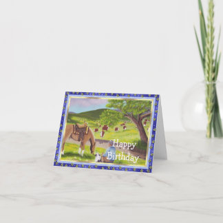 Carte Dans le pays des dieux ~ Cowboy & Australian Sheph
