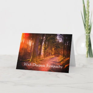 Carte Dans le plus profond Sympathy Forest Trail Sunset