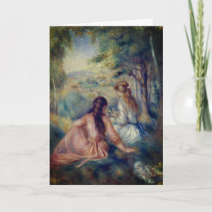 Carte Dans le pré de Renoir : Blanc