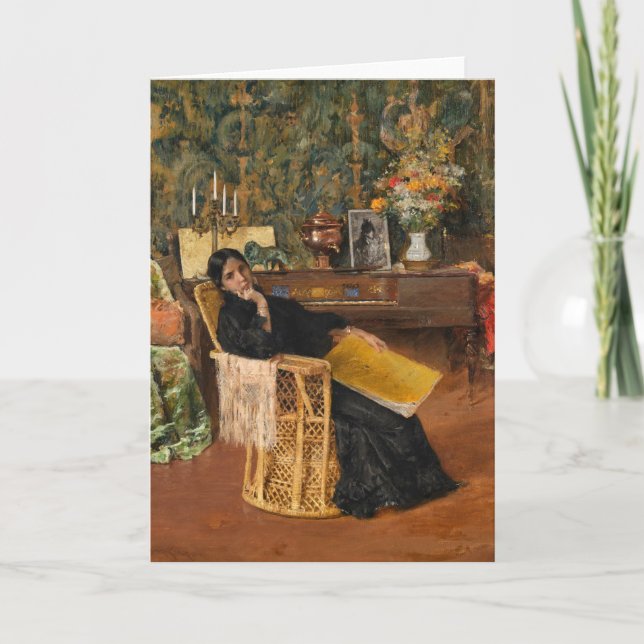 Carte Dans le Studio | William Merritt Chase (Devant)