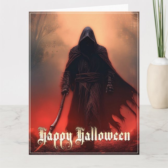 Carte Dans l'ombre de la Faucheuse - Halloween (Devant)