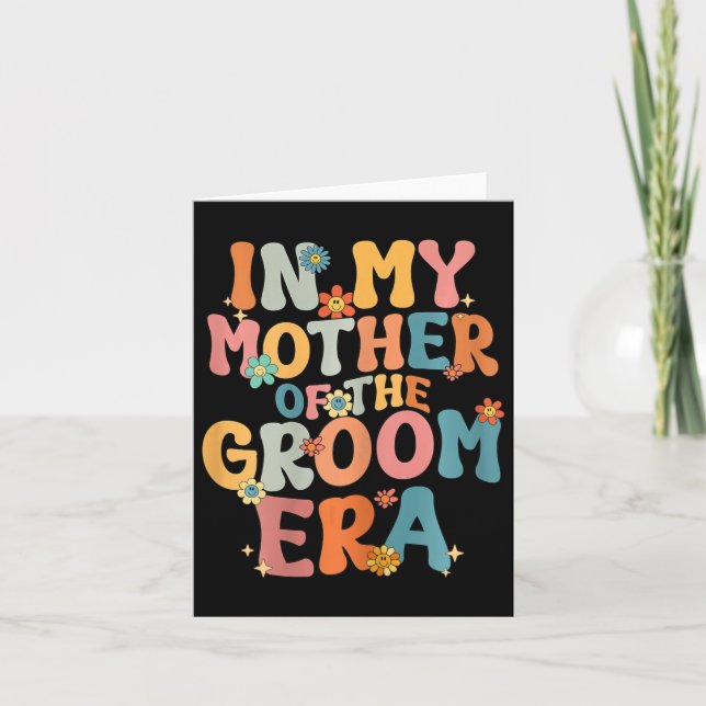 Carte Dans Ma Mère De L'Ere Groom Maman Mère Du Gr (Devant)