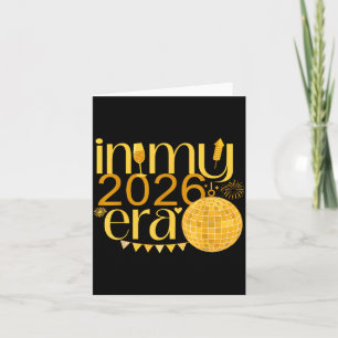 Carte Dans ma soirée du Nouvel An de l'ère 2026 Fami