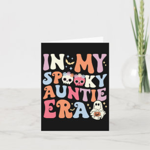 Carte Dans Ma Tante Éffrayante Époque Halloween Super cu