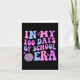 Carte Dans Mes 100 Jours De L'Ère Scolaire Rétro Disco 1
