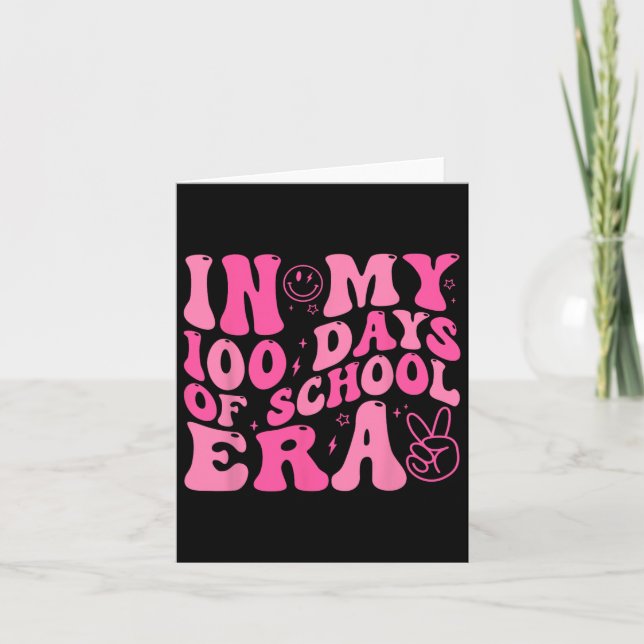 Carte Dans Mes 100 Jours De L'Ère Scolaire Rétro Disco 1 (Devant)