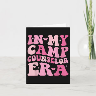 Carte Dans Mon Camp Counselor Era Retro Summer Vacances