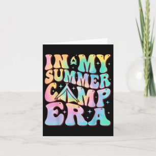 Carte Dans Mon Camp D'Été Era Tie Dye Super Pour Ca D'Ét