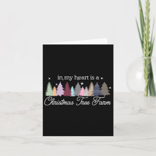 Carte Dans Mon Coeur Est Un Arbre De Noël Farm Taylor 13