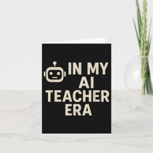 Carte Dans Mon Époque De Professeur Ai Retour À L'École