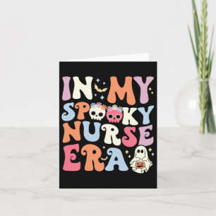 Carte Dans Mon Époque Éffrayante Infirmière Halloween Sp
