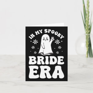 Carte Dans Mon Époque Éffrayante Mariée Halloween Bachel