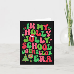 Carte Dans Mon Holly Xmas Jolly School Conseiller Era Ch