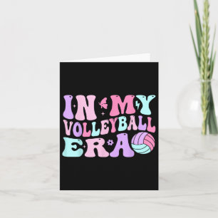 Carte Dans Mon Joueur D'Entraîneur De Volleyball D'Époqu