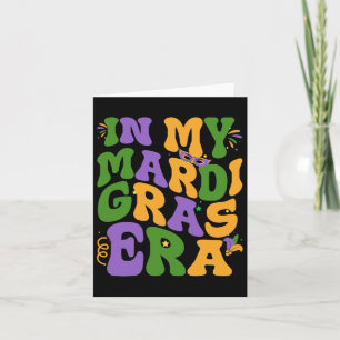 Carte Dans Mon Mardi Gras Era Retro Super Fleur De Lis G