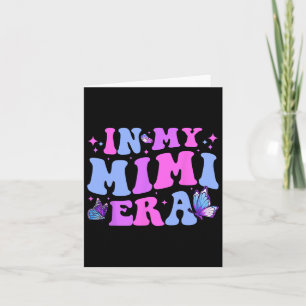 Carte Dans Mon Mimi Era Maman Byby Mothers Jour Cadeaux