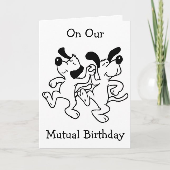 CARTE DANS NOTRE "ANNIVERSAIRE MUTUEL", JE FAIS DE LA BO (Devant)