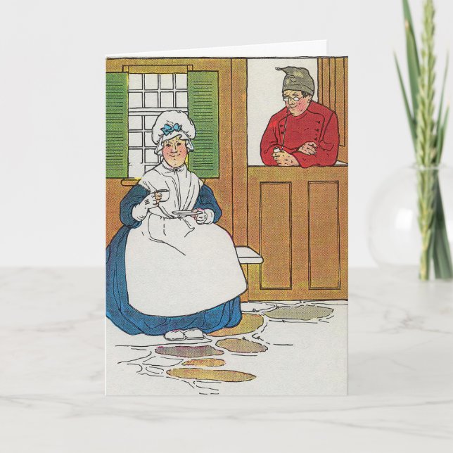 Carte Dans un chalet à Fife Vivait un homme et sa femme (Devant)