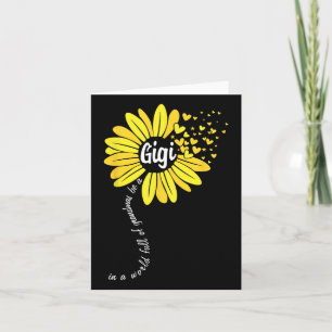 Carte Dans Un Monde Plein De Grandmas Soyez Une Gigi Fêt