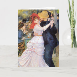 Carte Danse à Bougival - Renoir Impressionniste Peinture