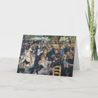Carte Danse au Moulin de la Galette - Renoir Peinture